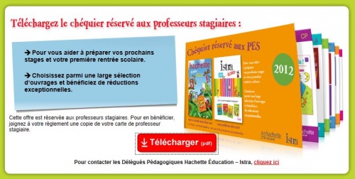 Chéquier réduction PES