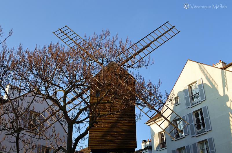 Montmartre : Le Radet et le restaurant "Le Moulin de la Galette"