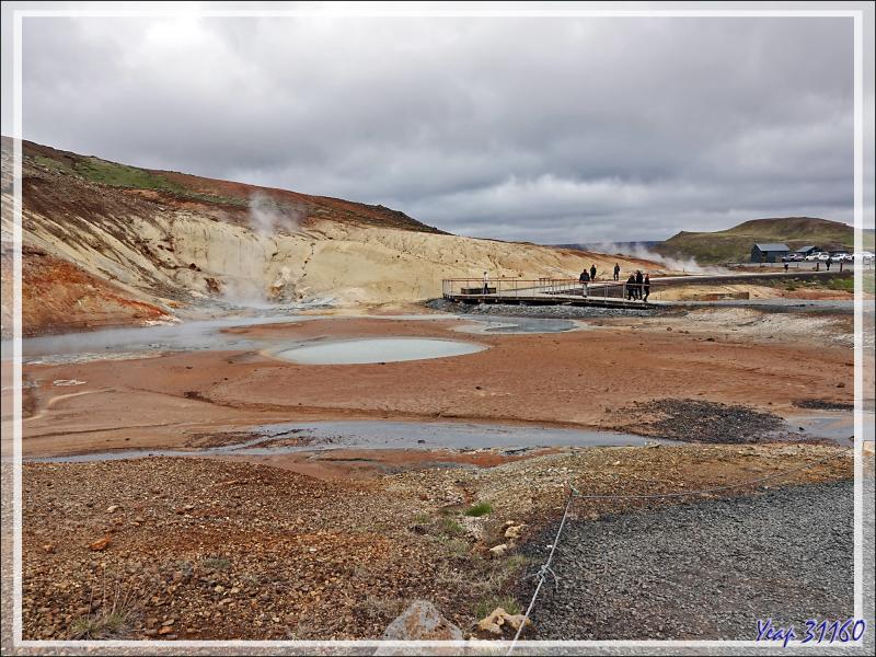 07/06/2023 : nous terminons la journée par le système volcanique de Krisuvik qui s'étend du sulfatare de Seltun au lac de Kleifarvatn - Péninsule de Reykjanes - Islande