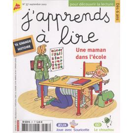 j'apprends à lire N° 37 : une maman dans l'ecole