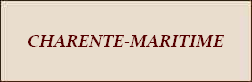 Région POITOU-CHARENTES département de la Charente-Maritime