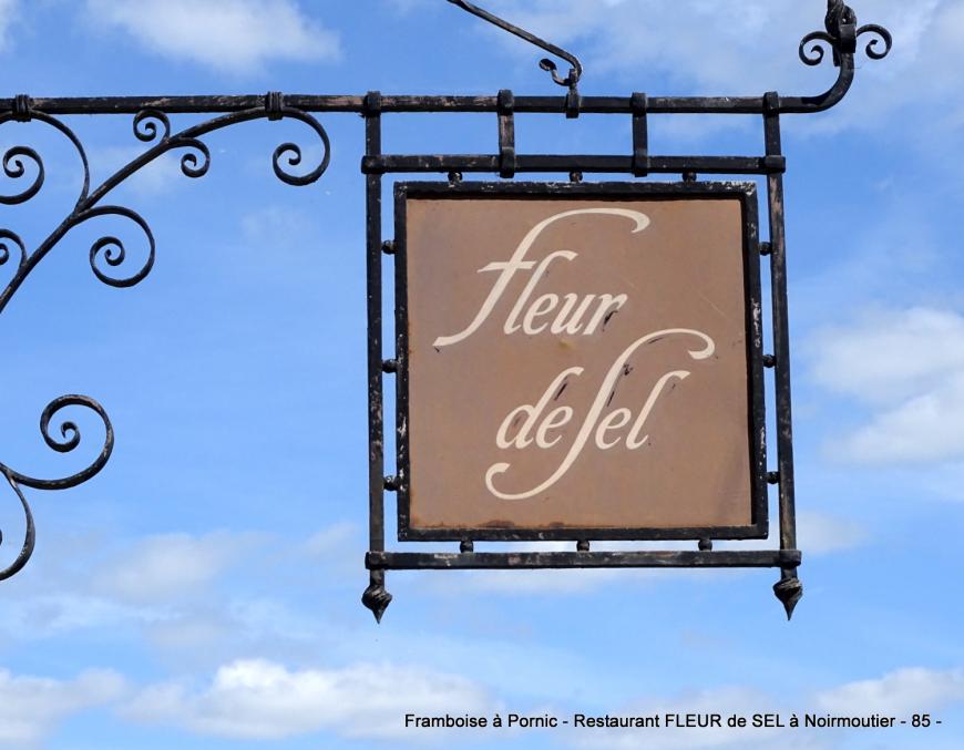 Restaurant Fleur de Sel à Noirmoutier