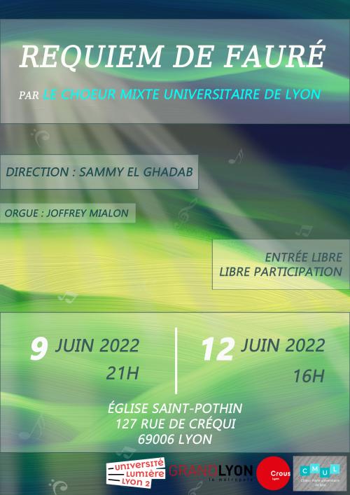 Concert du 9 et 12 juin 2022