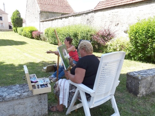 les peintres à Villaines