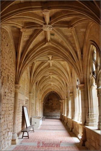 Abbaye de Cadouin le cloître galerie Ouest Renaissance