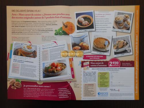 Collection " Mon carnet de cuisine " - Editions Atlas - Août 2013
