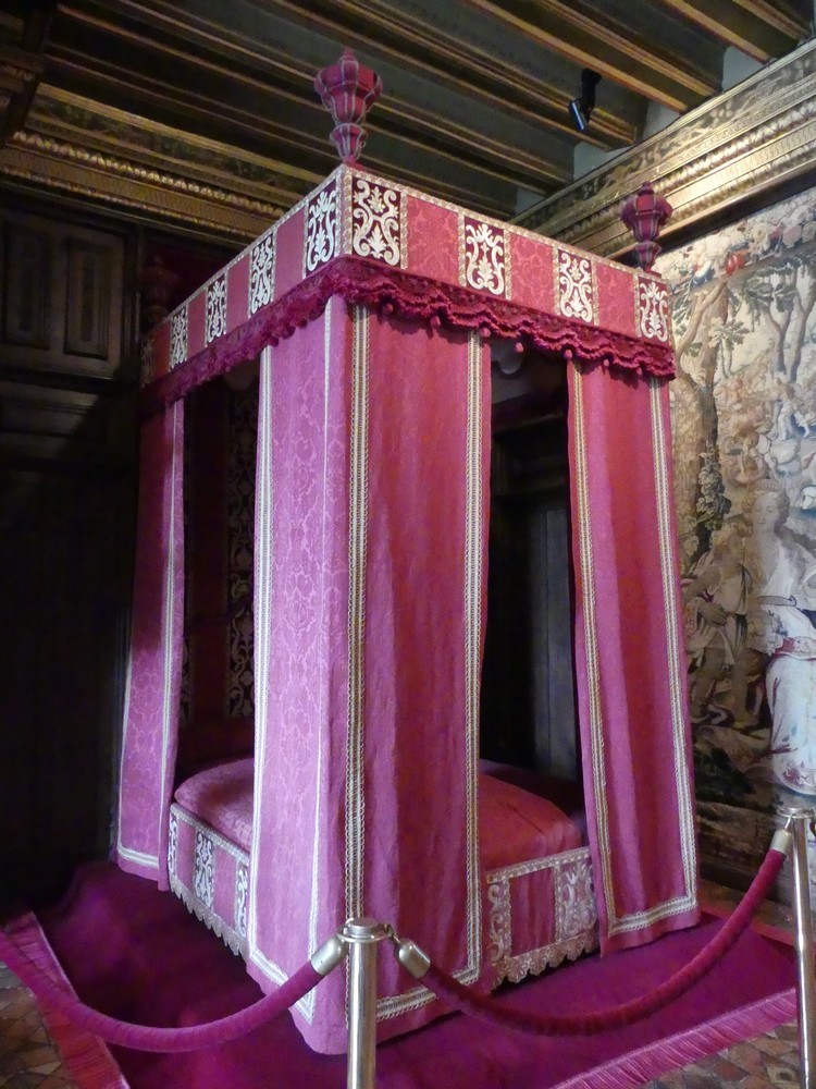 Le château de Chenonceau : le premier et le second étage...