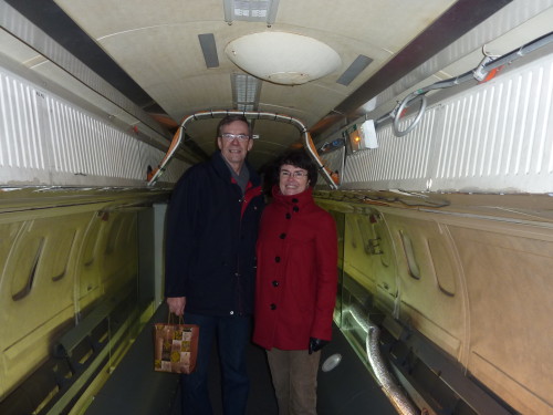 Philippe et moi dans le Concorde