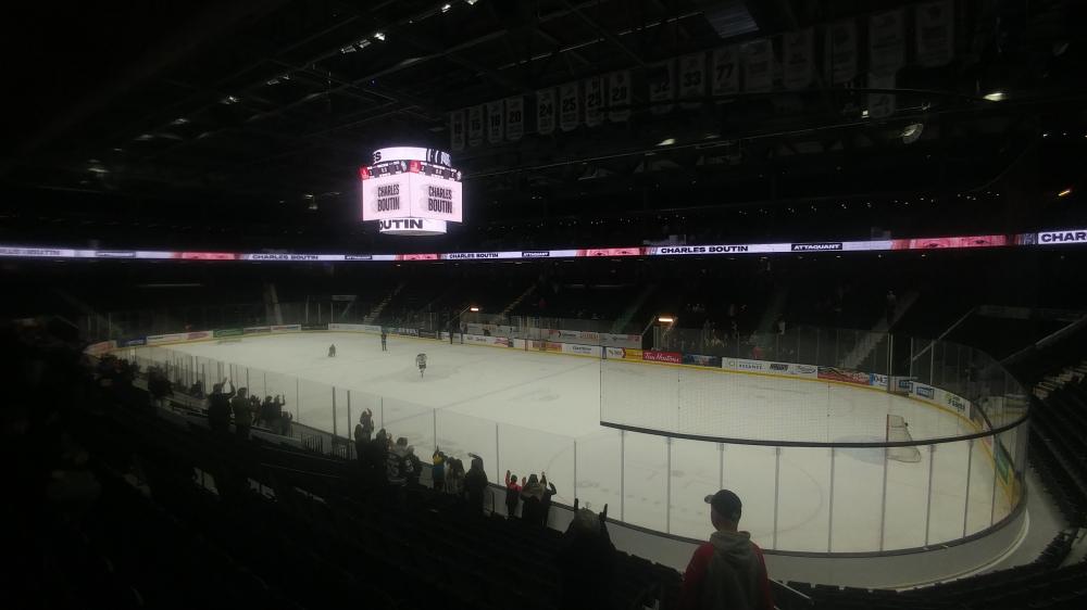 Le Titan d'Acadie-Bathurst contre les Olympiques de Gatineau, le 6 février 2024