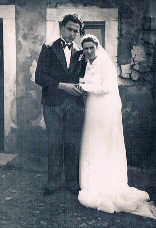 Mariage de mes parents à Eperrais
