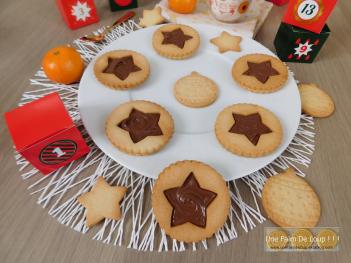 Sablés de noël à la pâte à tartiner