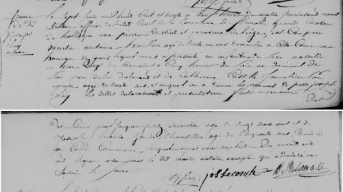 Acte de naissance de Pierre Joseph Eloy Antoine le 7 juin 1830