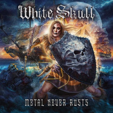 WHITE SKULL - "Metal Never Rusts" Lyric Video