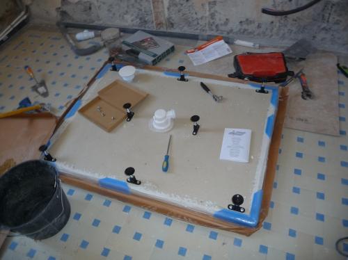 SDB - Papier peint et balancoir 