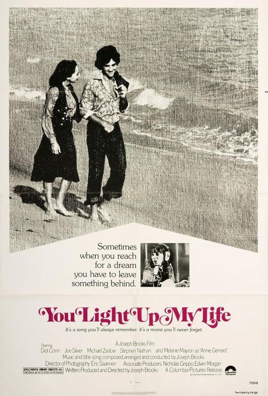 YOU LIGHT UP MY LIFE US POSTER 1977