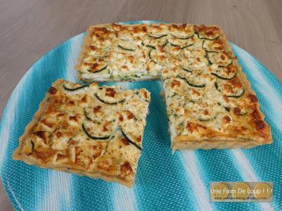 Tarte aux courgettes & feta 