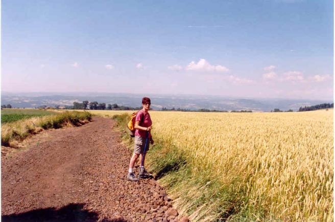 Des paysages en couleurs ....pour quatre sous - Etape 3 - Le Bouchet Saint-Nicolas (875m) - Langogne (915m) 25km
