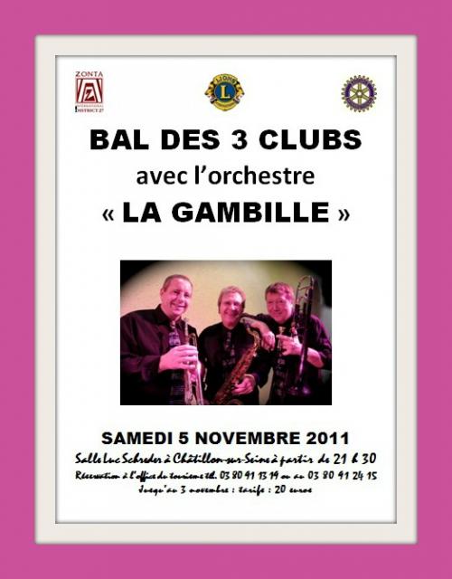 Le bal des trois Clubs...
