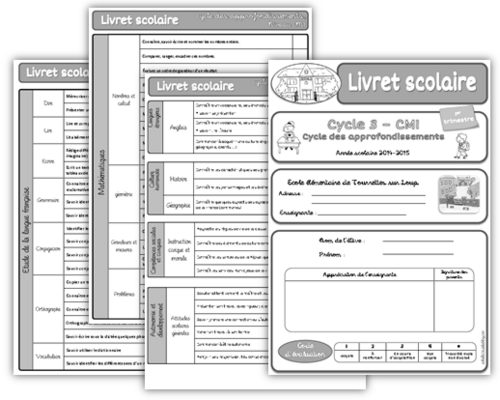 Livret scolaire CM1