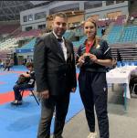 OUDIRA Chaima Médaille de Bronze aux Championnat Méditerranéen en Kumité