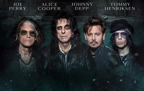 HOLLYWOOD VAMPIRES - Les détails du CD/DVD live Live In Rio ; "I Got A Line On You" Live Video