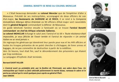 80e Anniversaire de la Campagne d'Erythrée (février-avril1941) - dernier épisode 7 : Et Massoua fut libéré !