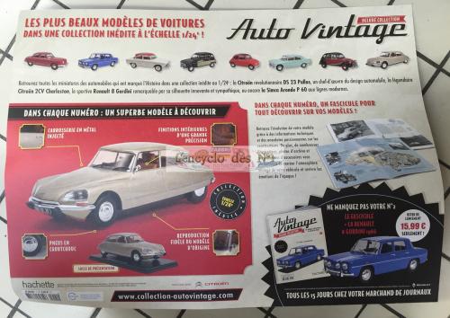 N° 1 Auto vintage deluxe collection - Lancement