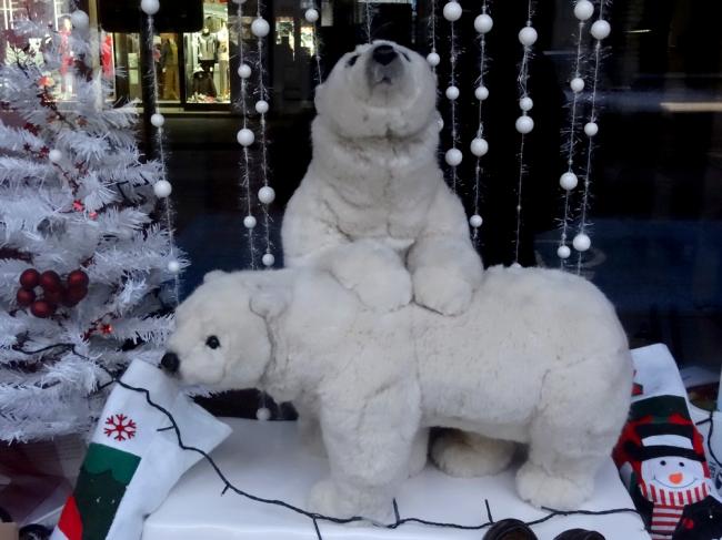 Des décors de vitrines de fêtes...