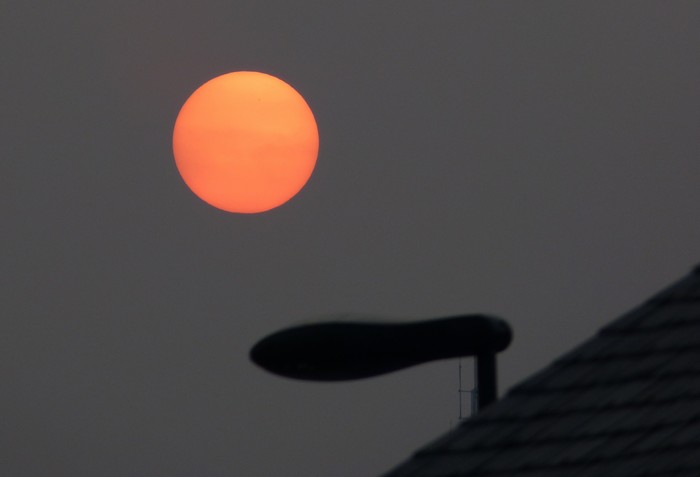 Le soir dans la ville 