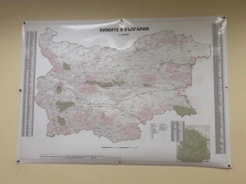 Carte des 334 refuges bulgares