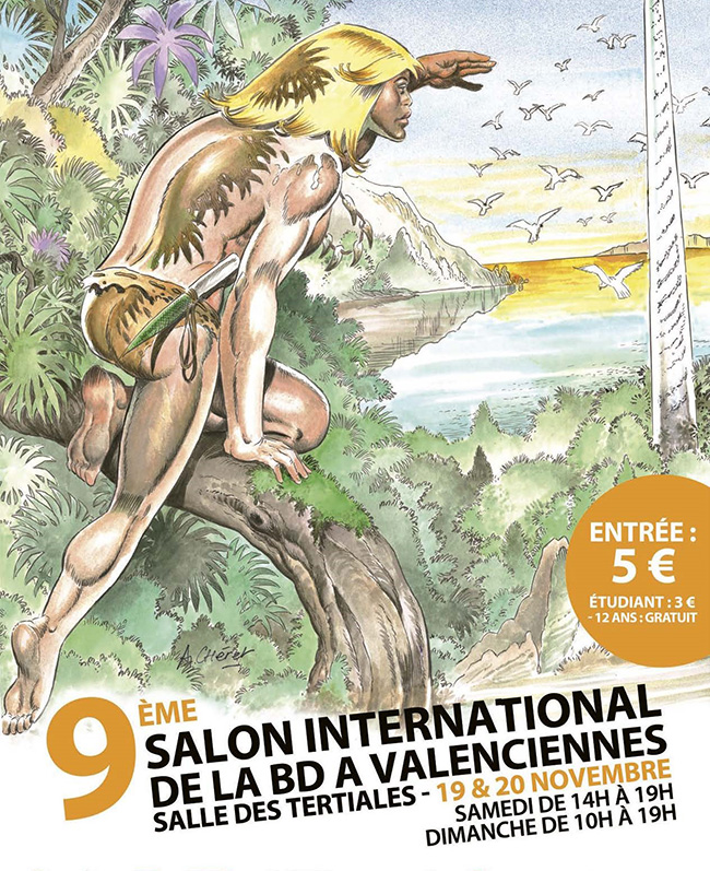 Salon de la bande dessinée, à Valenciennes