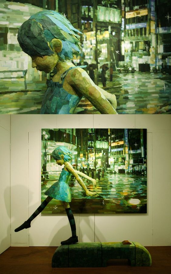 Shintaro Ohata et ses peintures à l'illusion 3D