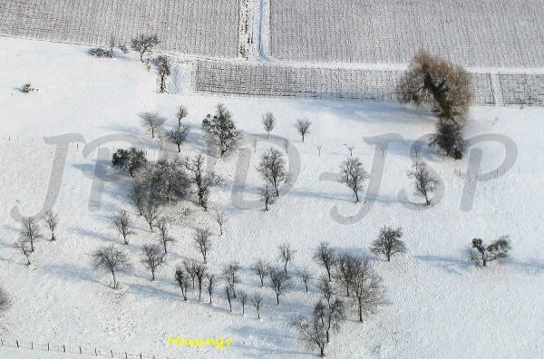 Le Châtillonnais vu du ciel...en hiver