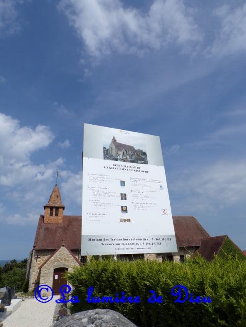 Benerville sur mer, l'église Saint Christophe