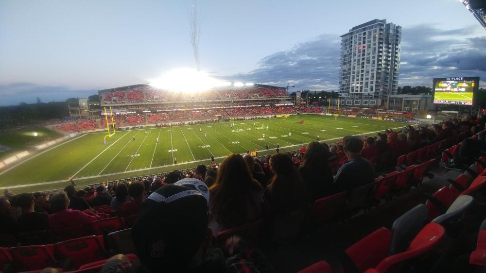 Montreal Alouettes versus Ottawa Redblacks on September 3rd 2021