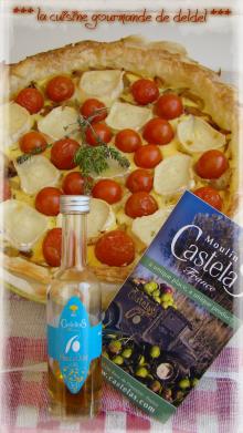 TARTE À LA TOMATE ET CHÈVRE