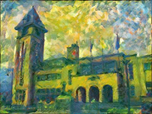Beffroi de Leuze-en-Hainaut (creator.nightcafe.studio)