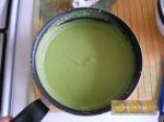 Crème de petits pois & allumettes d'oeuf