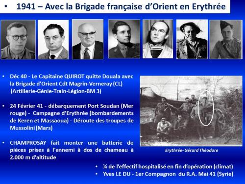 * Les Compagnons de la Libération du 1er Régiment d'Artillerie (1er R.A.)
