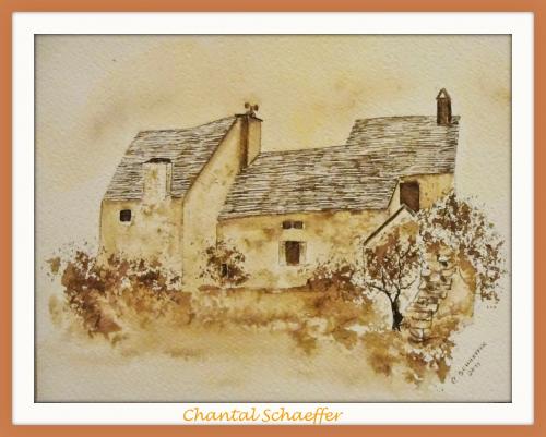 Aquarelles à Villiers le Duc...