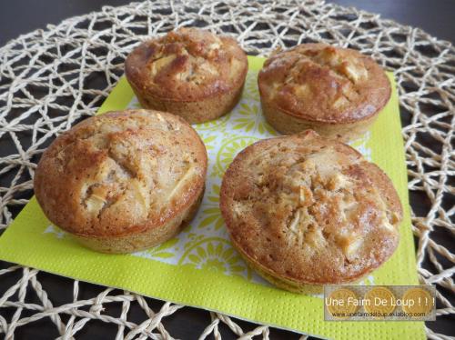 Muffins moelleux pomme / cannelle