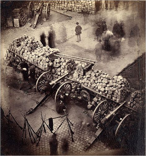 Barricades de la Commune de Paris - 1871: 