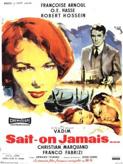 SAIT-ON JAMAIS BOX OFFICE FRANCE 1957 AFFICHE DE RINALDO GELENG