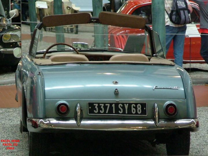 FACEL VEGA : LES MODELES 4 ET 6 CYLINDRES