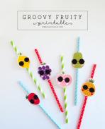Printable Groovy Fruity | DESIGN IS YAY!