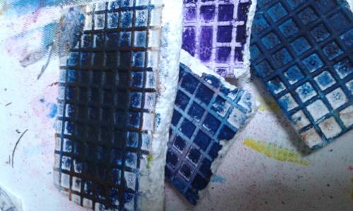 mes tampons et pochoirs fait maison