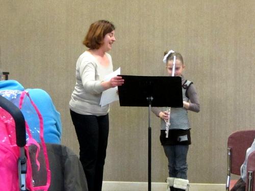 Les auditions des élèves flûtistes de l'Ecole de Musique de Châtillon sur Seine