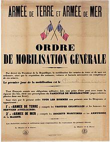 2 août 1914 commençait une guerre de tous les dangers