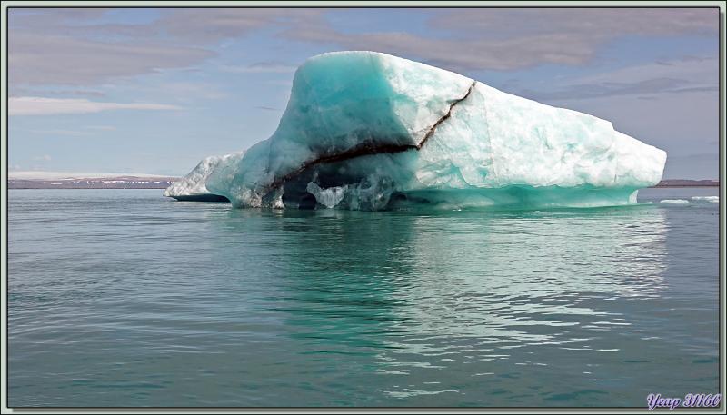 Iceberg et front du glacier - Bethune Inlet - Devon Island - Nunavut - Canada