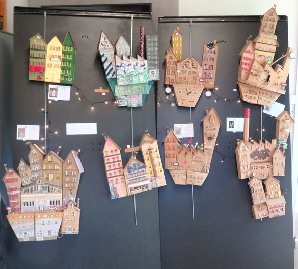 Manou Redon nous a fait rêver avec ses fantaisies urbaines à l'Office du Tourisme du Pays Châtillonnais